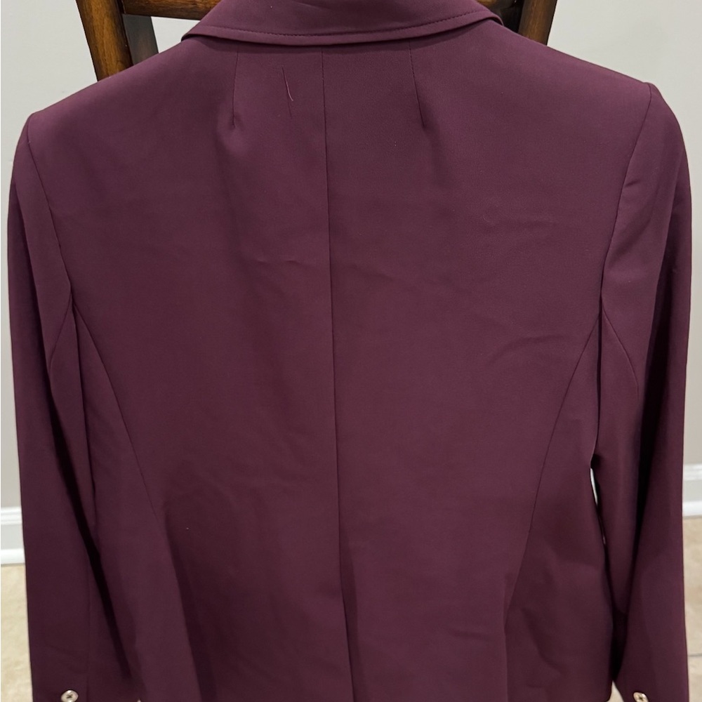 Tommy Hilfiger Women's Burgundy Pantsuit - Picture 4 of 6